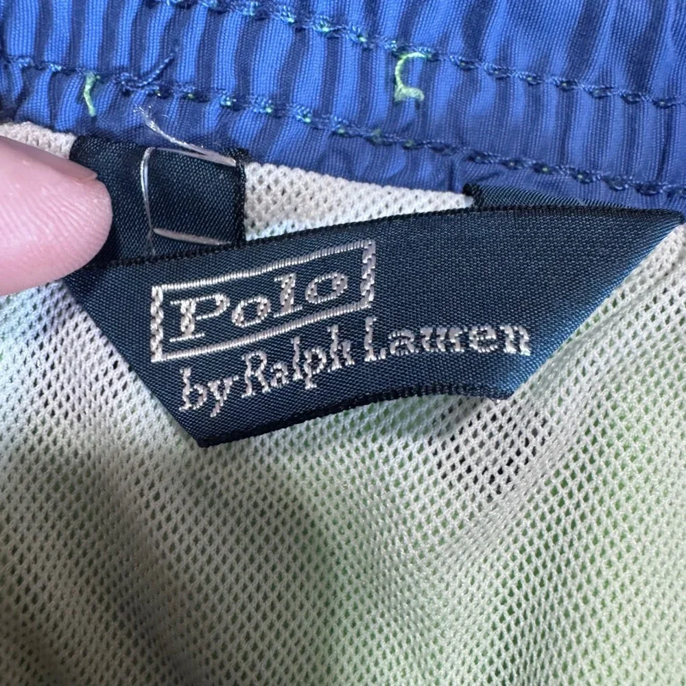 Polo Ralph Lauren Mens XL‎ Lime Green Swim Trunks Pony Logo - Lining Removed